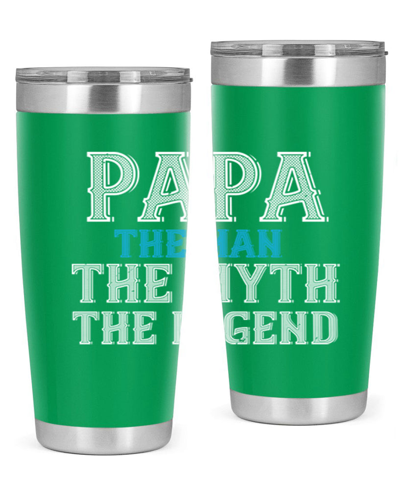 papa the man the myth the legend 15#- grandpa - papa- Tumbler