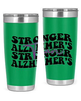 stronger than alzheimers 214#- alzheimers- Tumbler