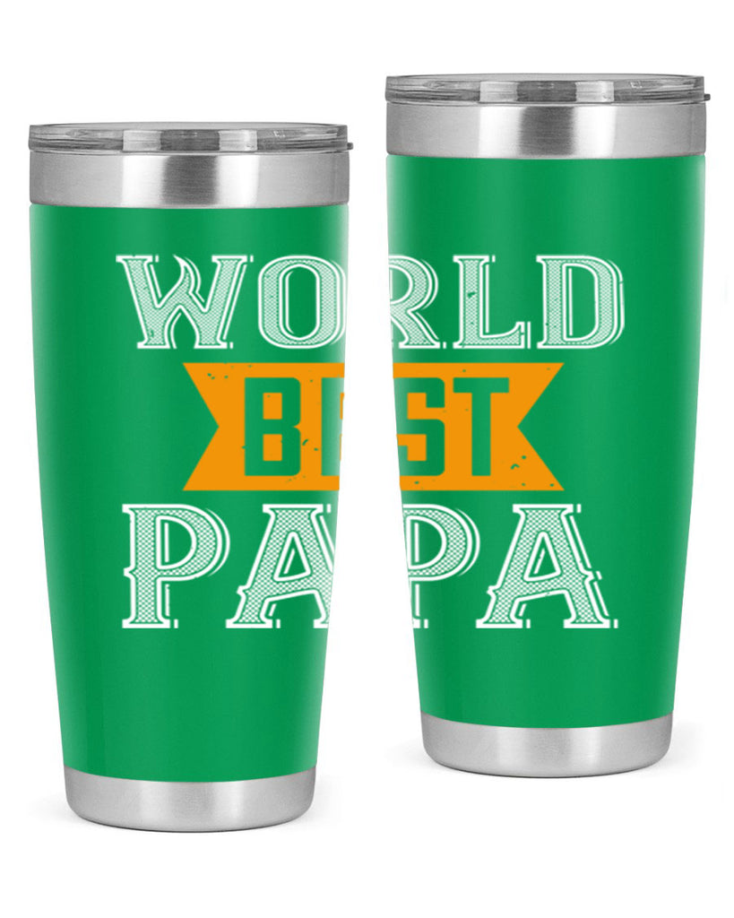 world best papa 1#- grandpa - papa- Tumbler