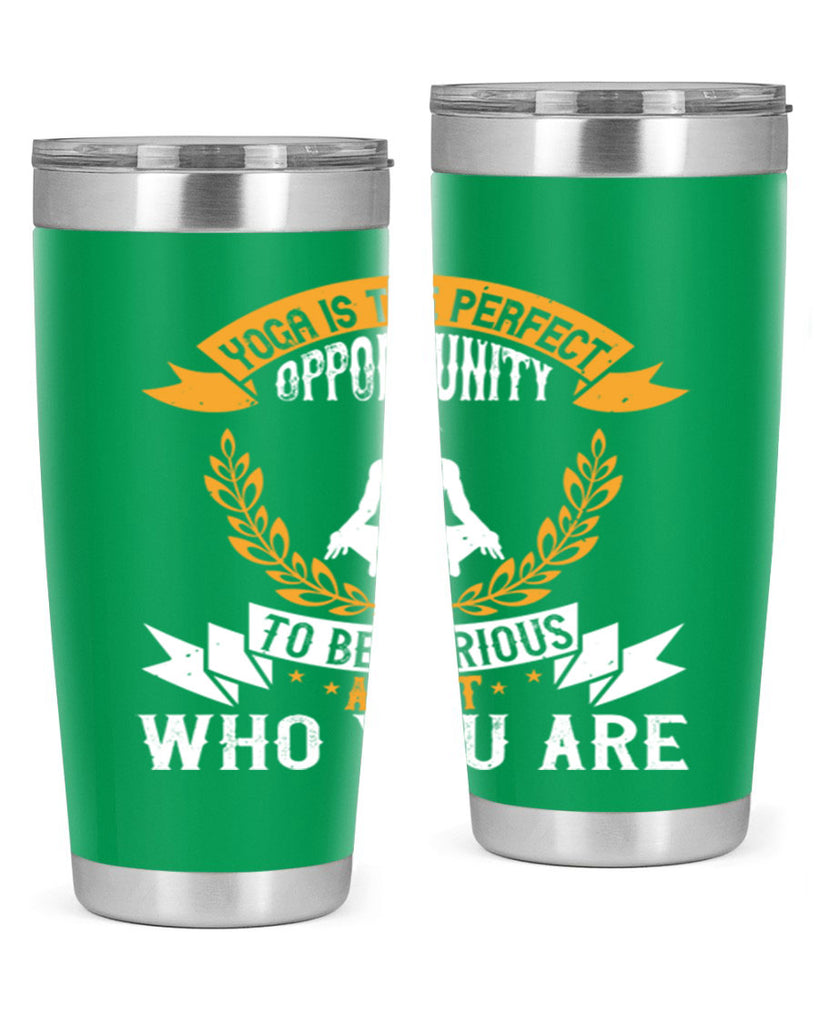 yoga is the perfect opportunity to be curious about who you are 18#- yoga- Tumbler