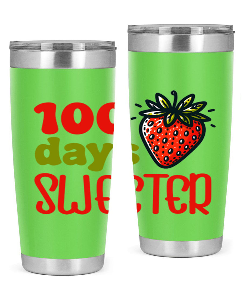 100 days sweeter Sublimation 34#- 100 days of school- Tumbler