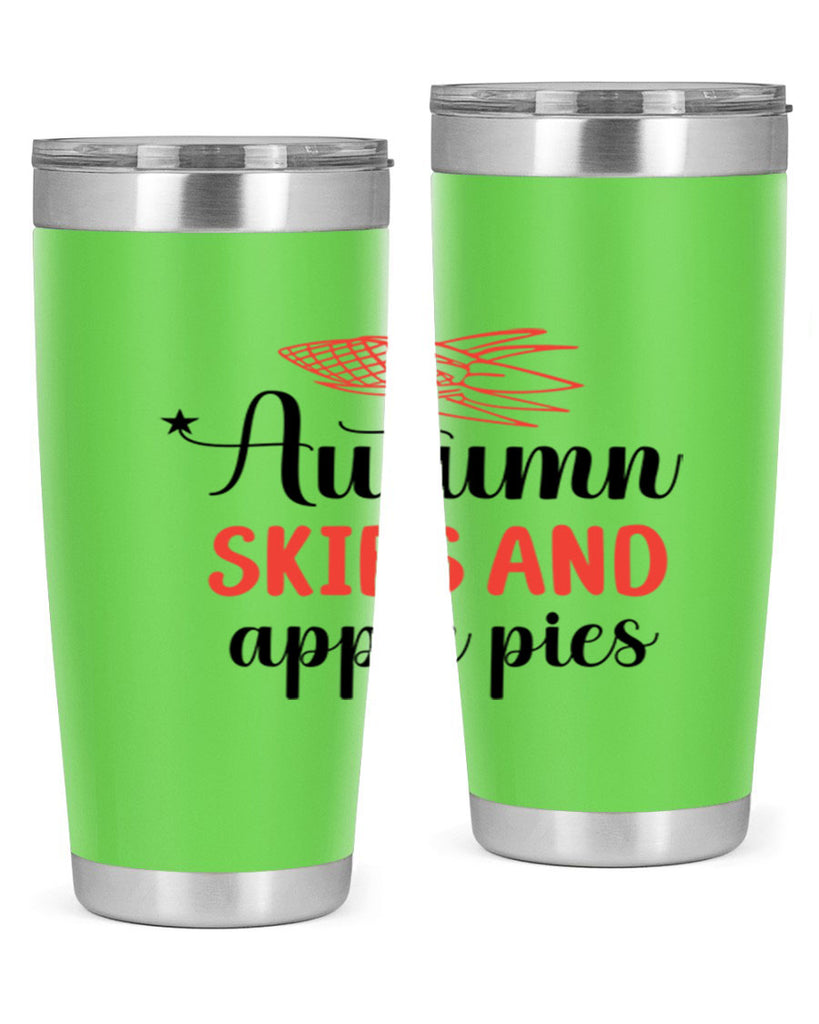Autumn skies and apple pies 29#- fall- Tumbler