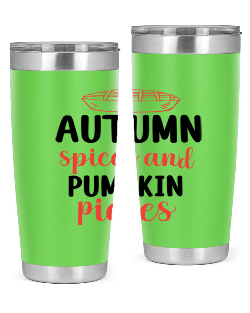 Autumn spices and pumpkin pieces 32#- fall- Tumbler