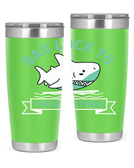 Bad luck to your mother Style 94#- shark  fish- Tumbler