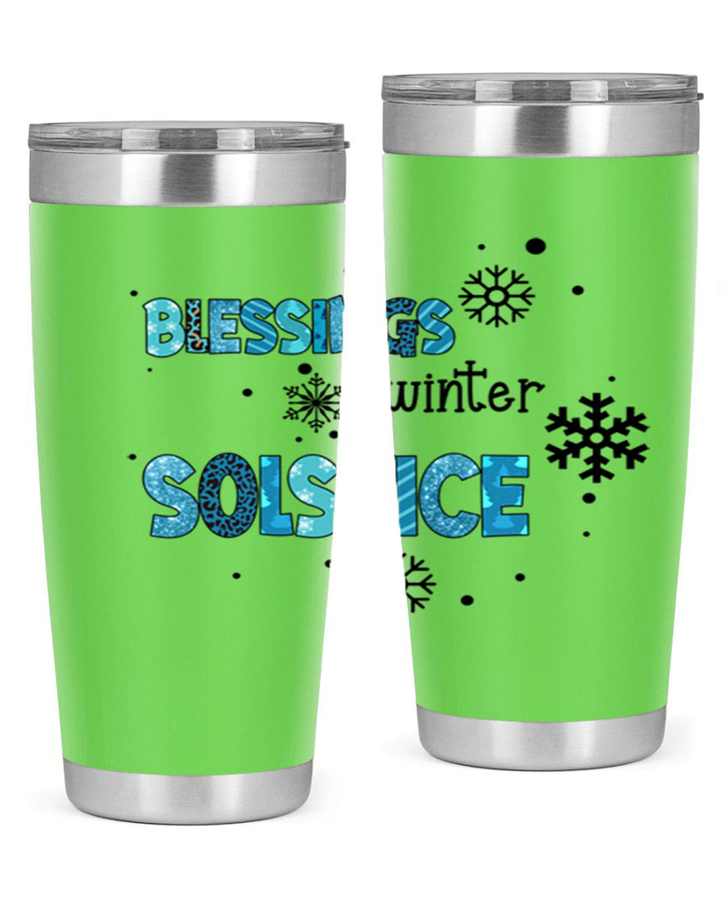 Blessings winter solstice 25#- winter- Tumbler