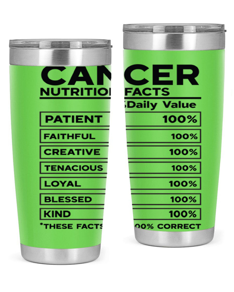 Cancer Nutrition Facts 148#- zodiac- Tumbler