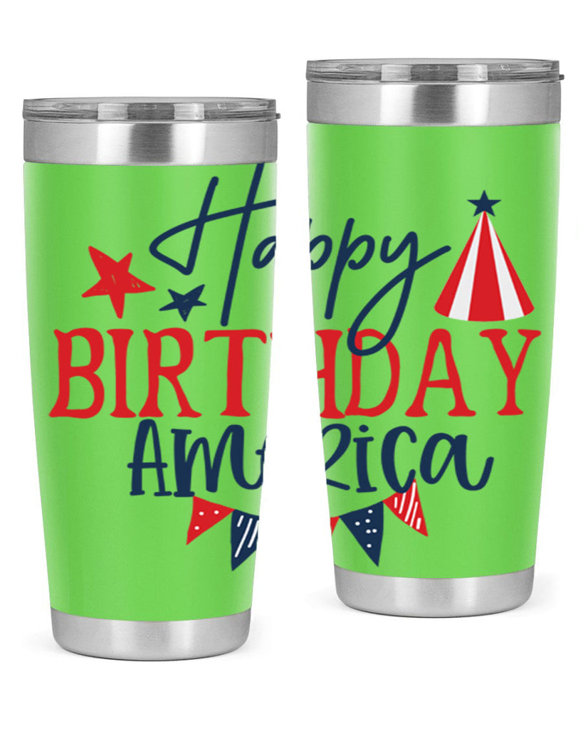 Happy Birthday america Style 30#- Fourt Of July- Tumbler