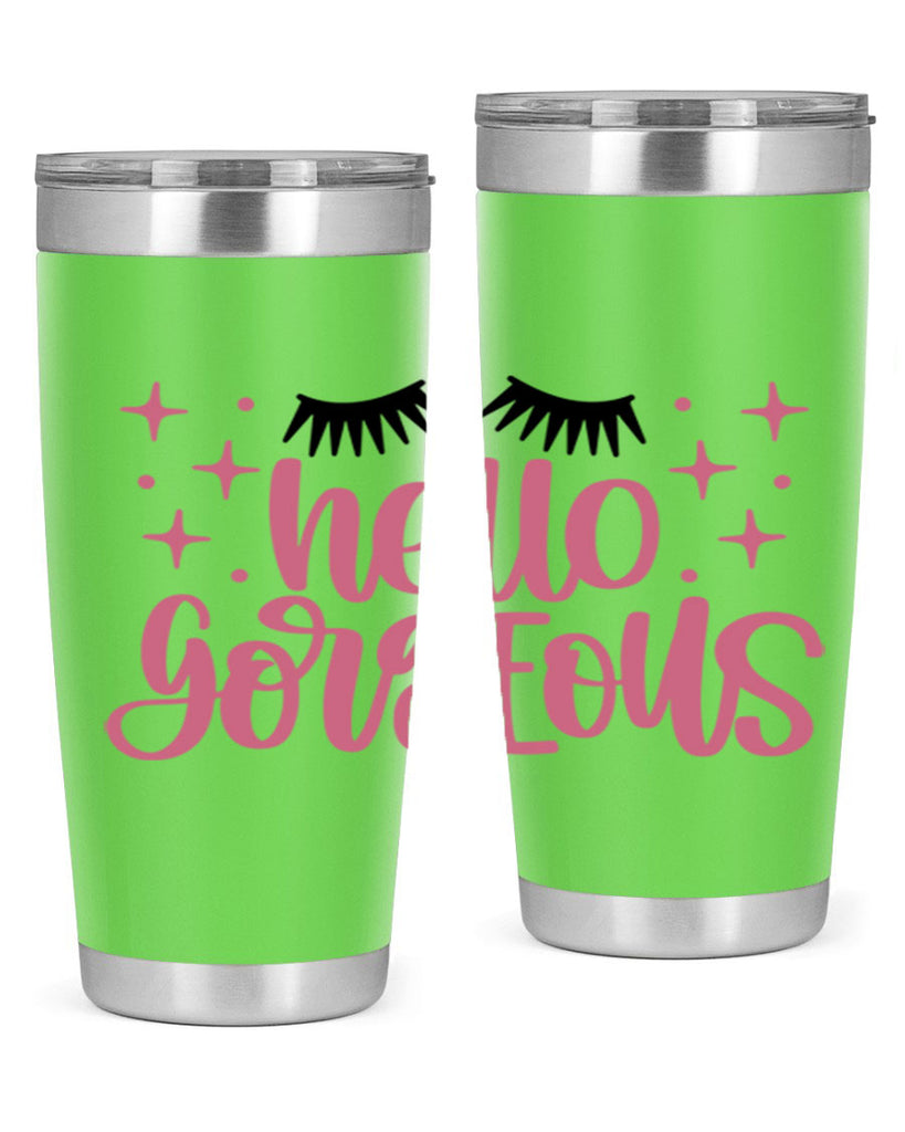 Hello Gorgeous Style 89#- make up- Tumbler