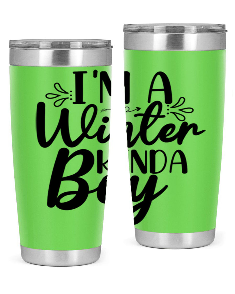 Im A Winter Kinda Boy 238#- winter- Tumbler