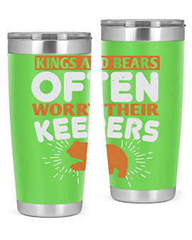 Kings and Bears often worry their Keepers 66#- Bears- Tumbler