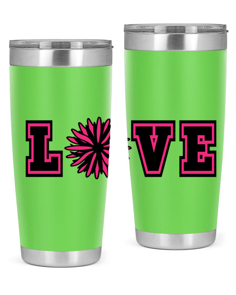 Love 694#- cheer- Tumbler