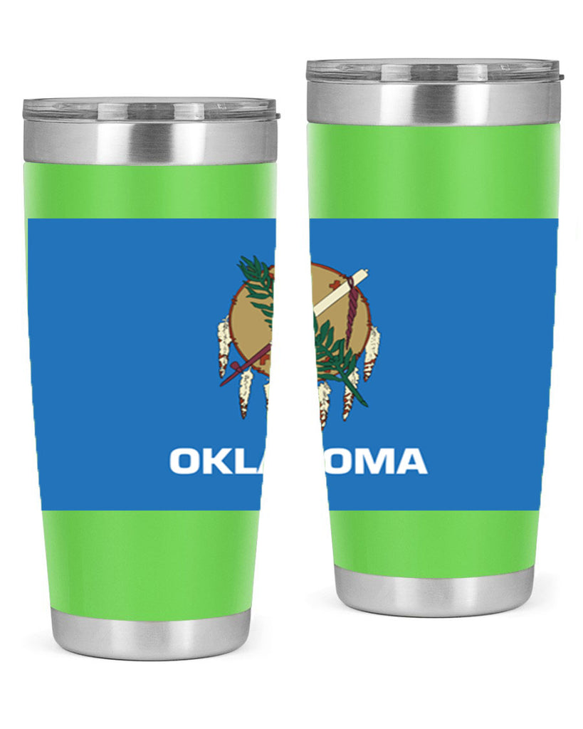 Oklahoma 16#- Us Flags- Tumbler