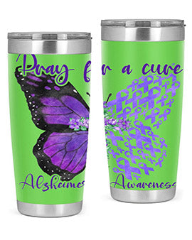 Pray For A Cure AlzheimerS Awareness 208#- alzheimers- Tumbler