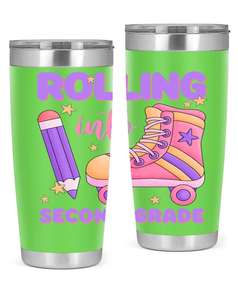 Rolling into 2nd Grade 24#- second grade- Tumbler
