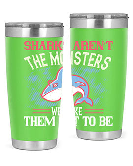 Sharks aren’t the monsters we make them out to be Style 24#- shark  fish- Tumbler