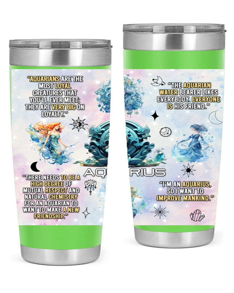 StraightAquarius 468#- zodiac- Tumbler
