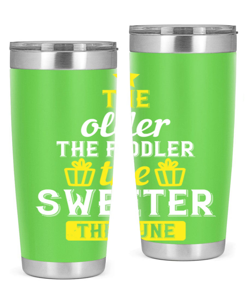 The older the fiddler the sweeter the tune Style 35#- birthday- tumbler