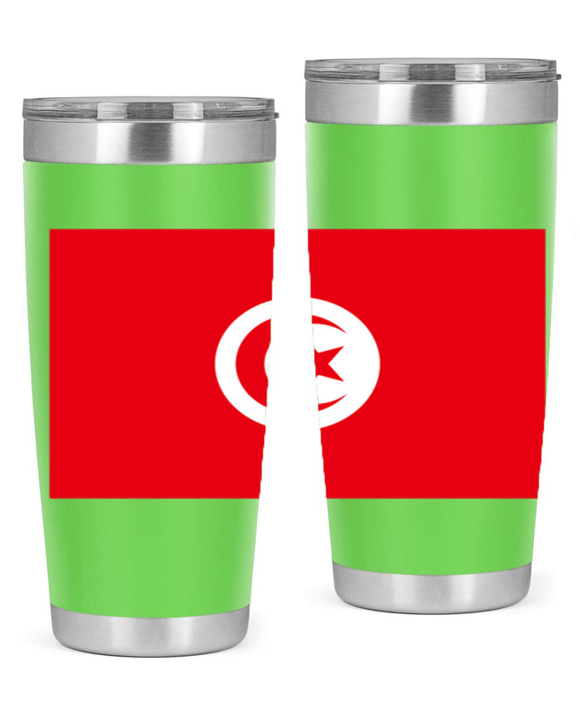 Tunisia 18#- world flags- Tumbler