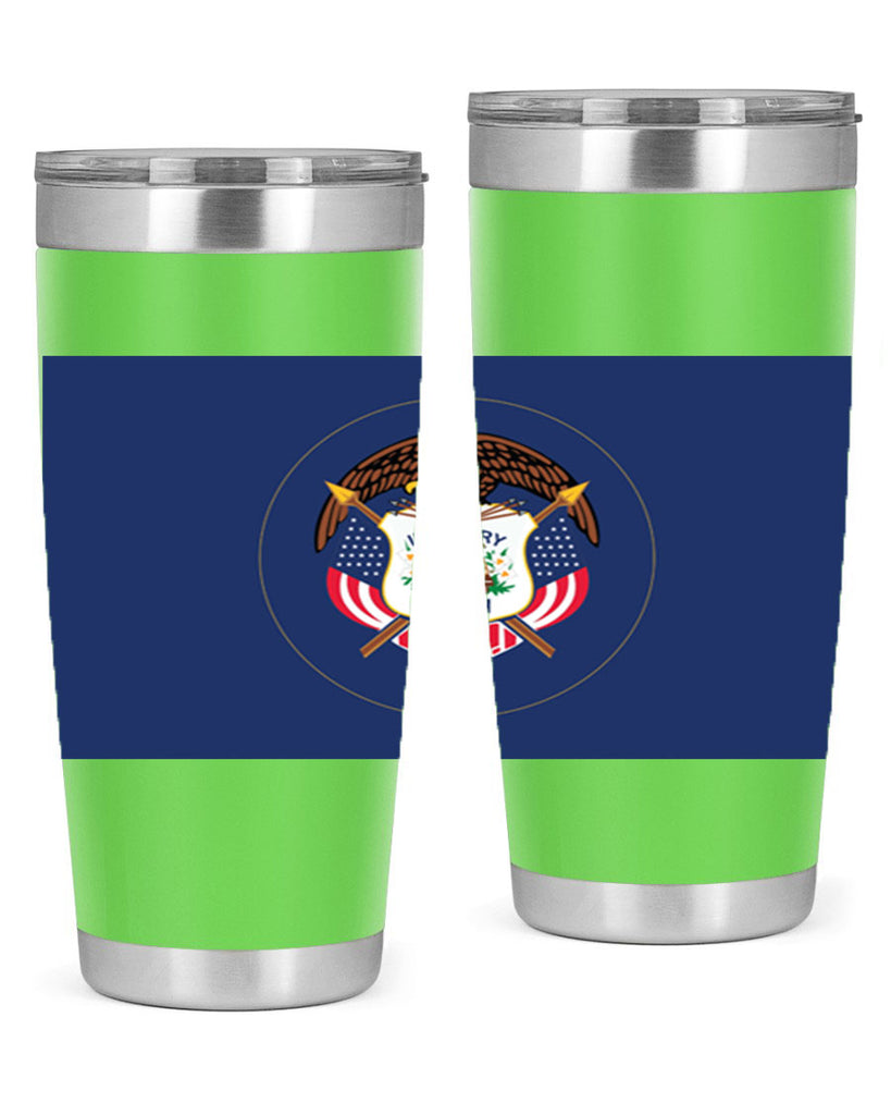 Utah 8#- Us Flags- Tumbler
