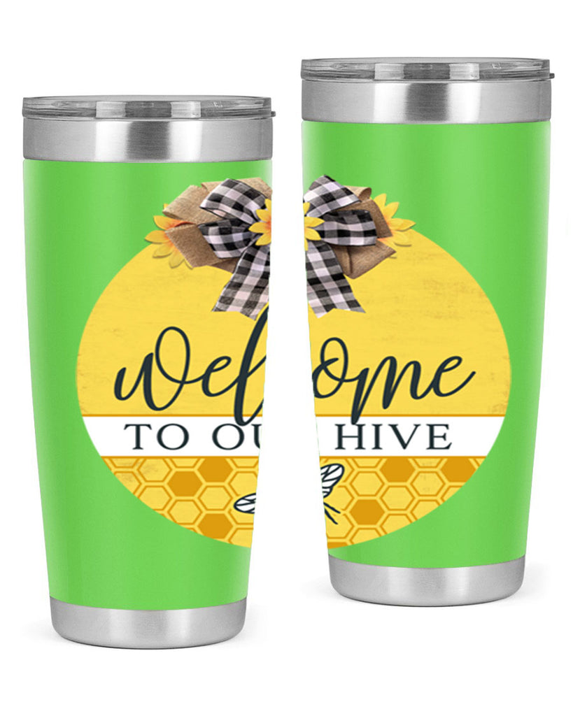 Welcome to our Hive complete yellow Mockup589#- spring- Tumbler