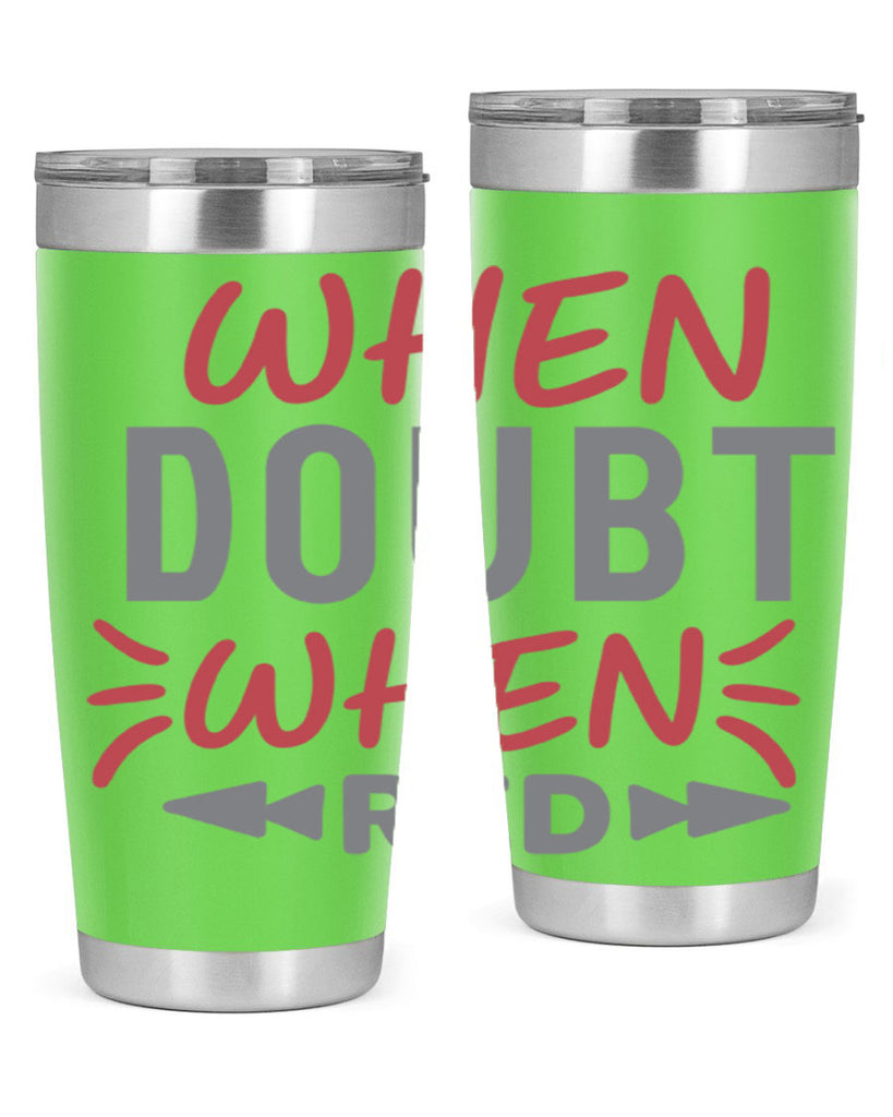 When Doubt Wear Red 154#- fashion- Cotton Tank