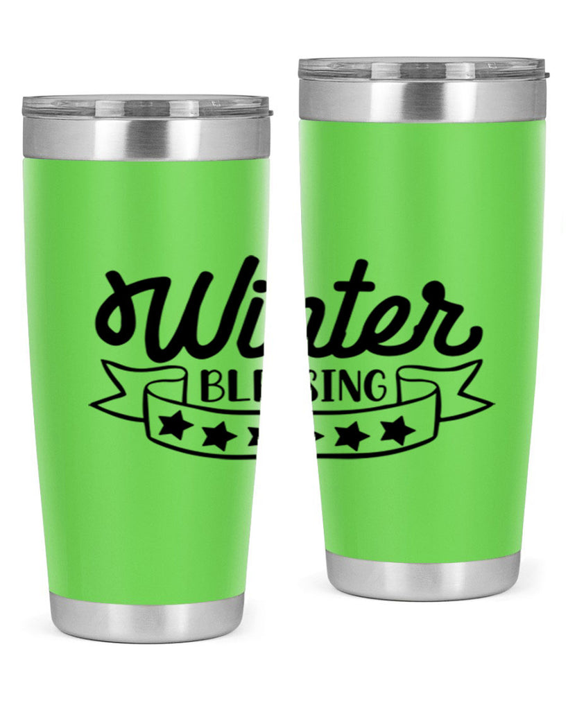 Winter Blessing 485#- winter- Tumbler