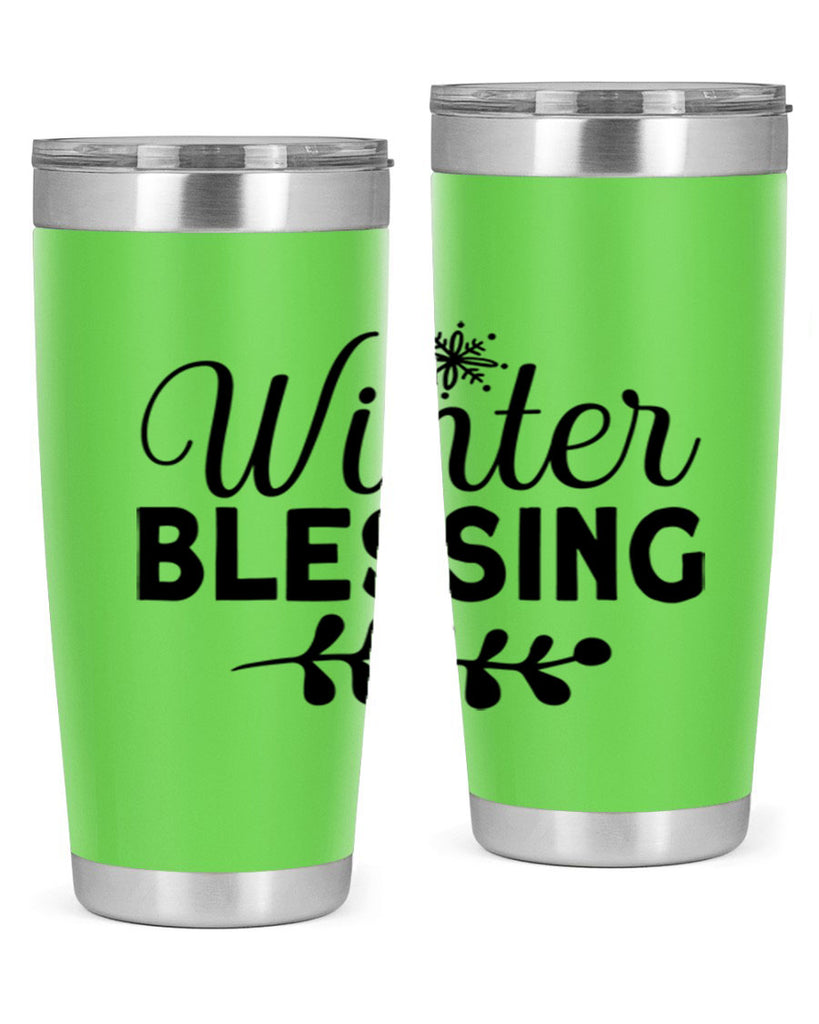 Winter Blessing488#- winter- Tumbler