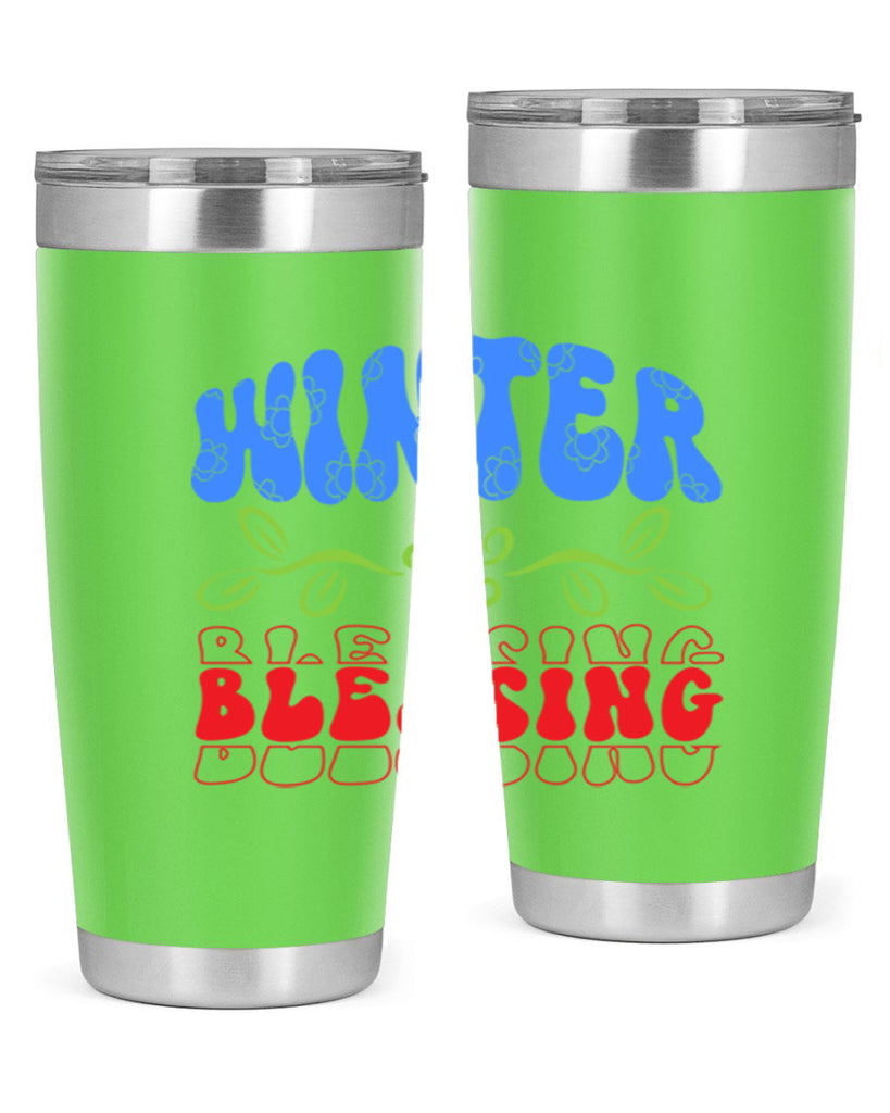 Winter blessing 487#- winter- Tumbler