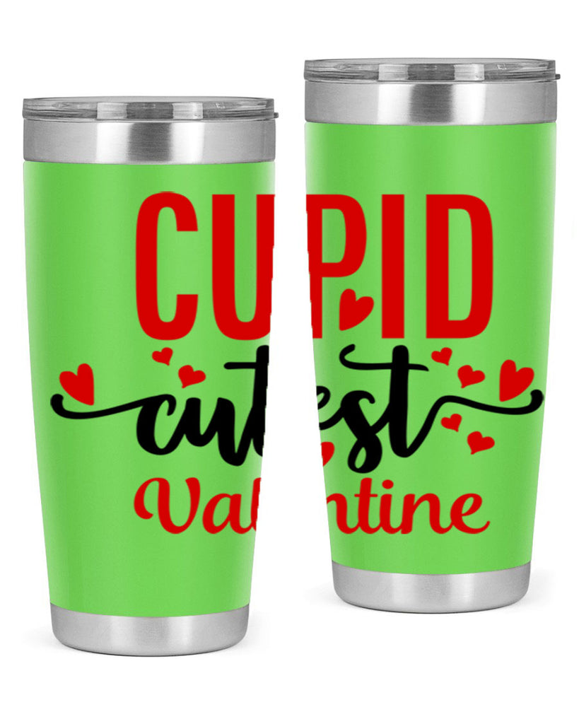 cupid cutest valentine 72#- valentines day- Tumbler