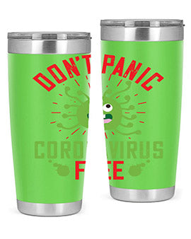 dont panic coronavirus free Style 43#- corona virus- Tumbler