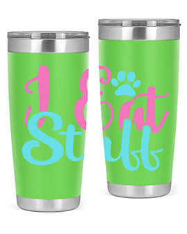 i eat stuff Style 82#- dog- Tumbler