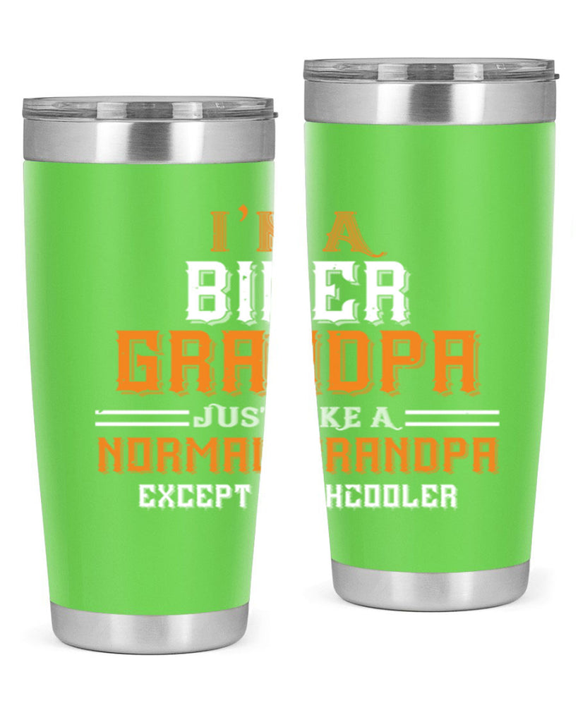 im a biker grandpa just like a normal grandpa except muchcooler 38#- grandpa - papa- Tumbler