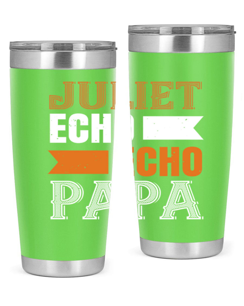 juliet echo echo papa 30#- grandpa - papa- Tumbler