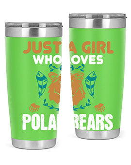 just a girl who loves polar bear 22#- Bears- Tumbler
