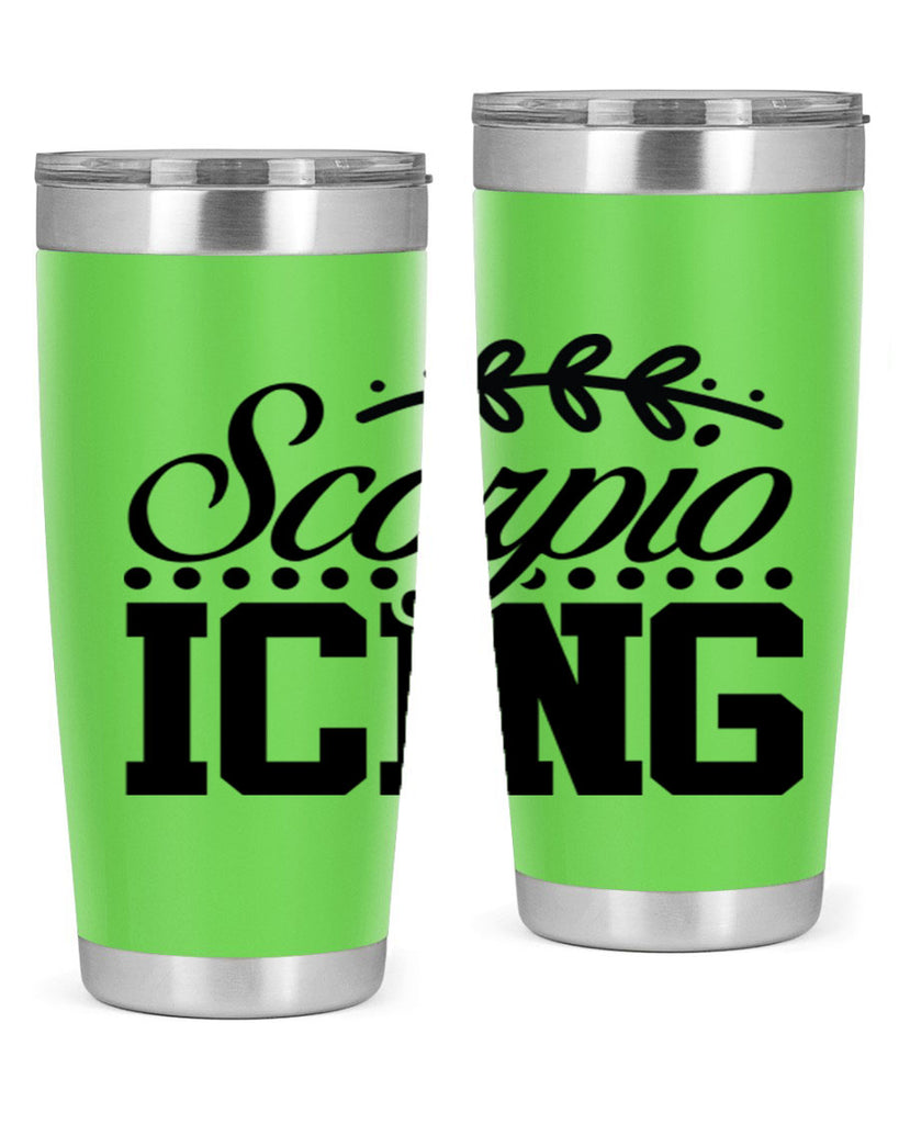 scorpio icing 442#- zodiac- Tumbler