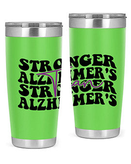 stronger than alzheimers 214#- alzheimers- Tumbler