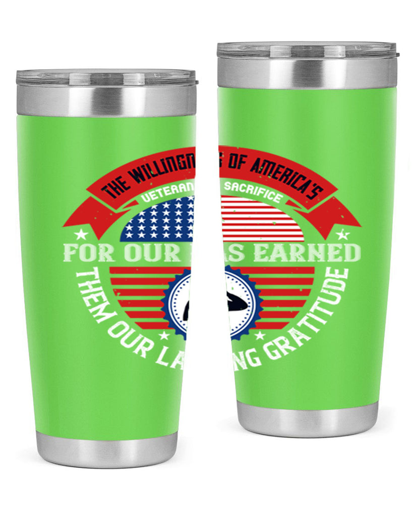 the willingness of americas 88#- Veterns Day- Tumbler