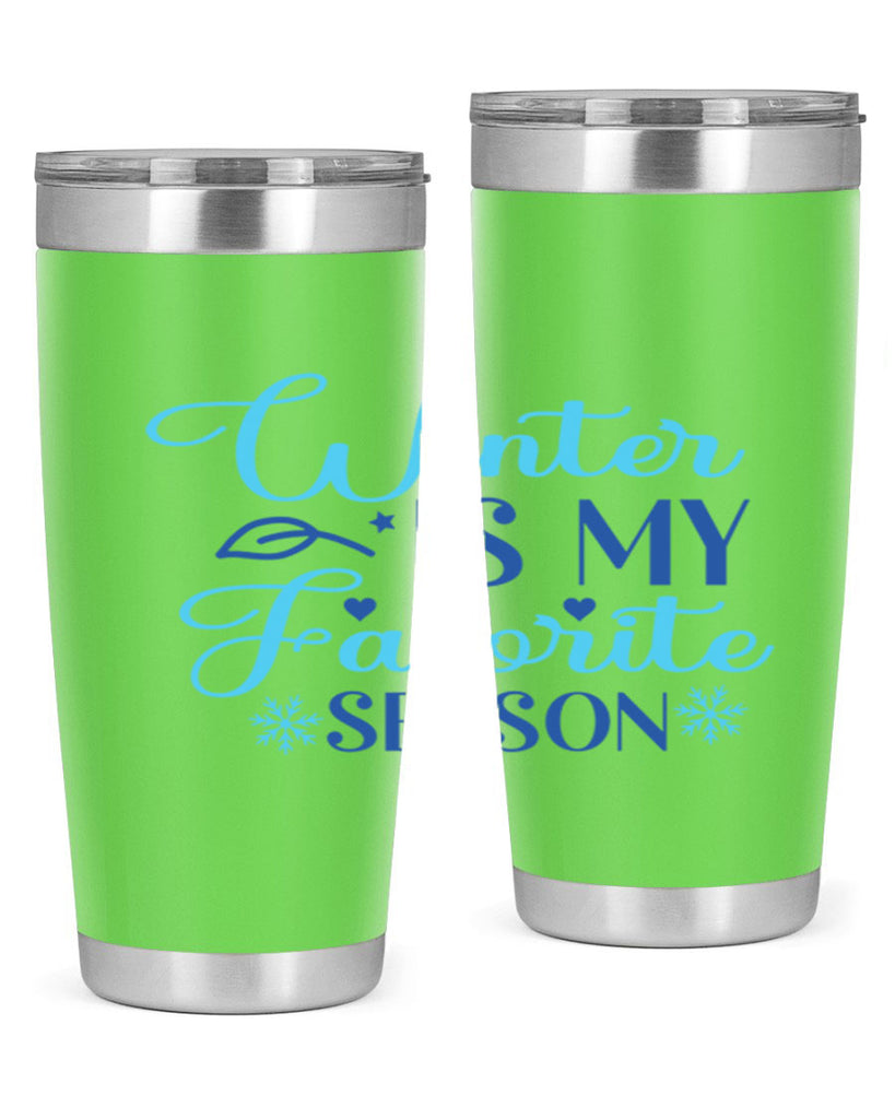 winter is my favorite season 511#- winter- Tumbler