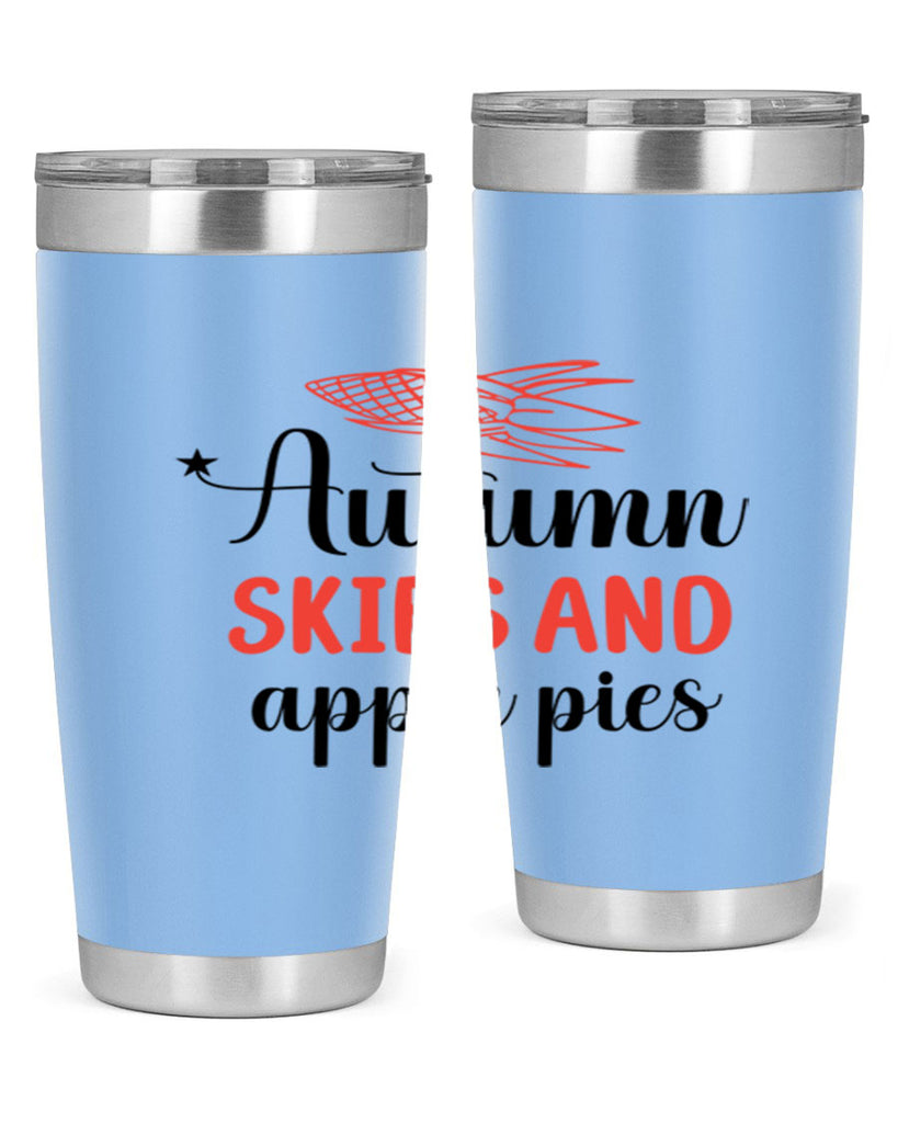 Autumn skies and apple pies 29#- fall- Tumbler