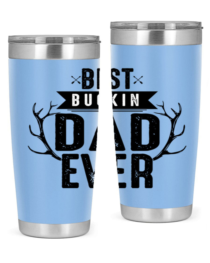 Best Buckin Dad ever 48#- dad- Tumbler