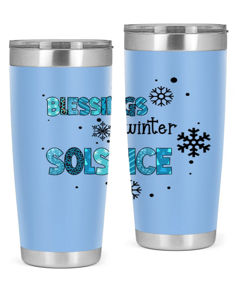 Blessings winter solstice 25#- winter- Tumbler