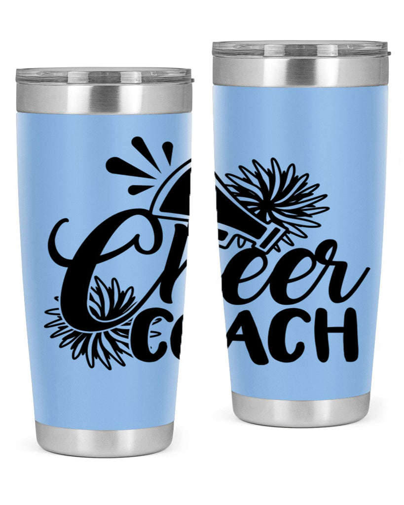 Cheer coach 1392#- cheer- Tumbler
