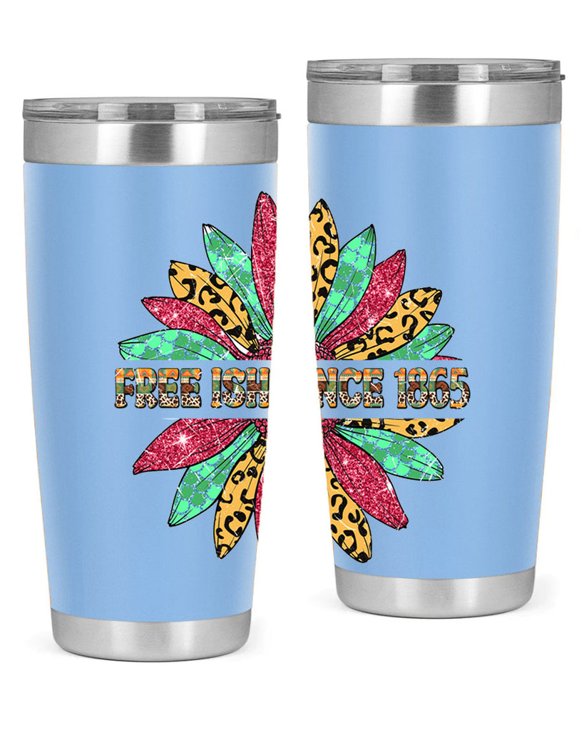 Freeish Since 1865 Sunflower Juneteenth 15#- Juneteenth- tumbler