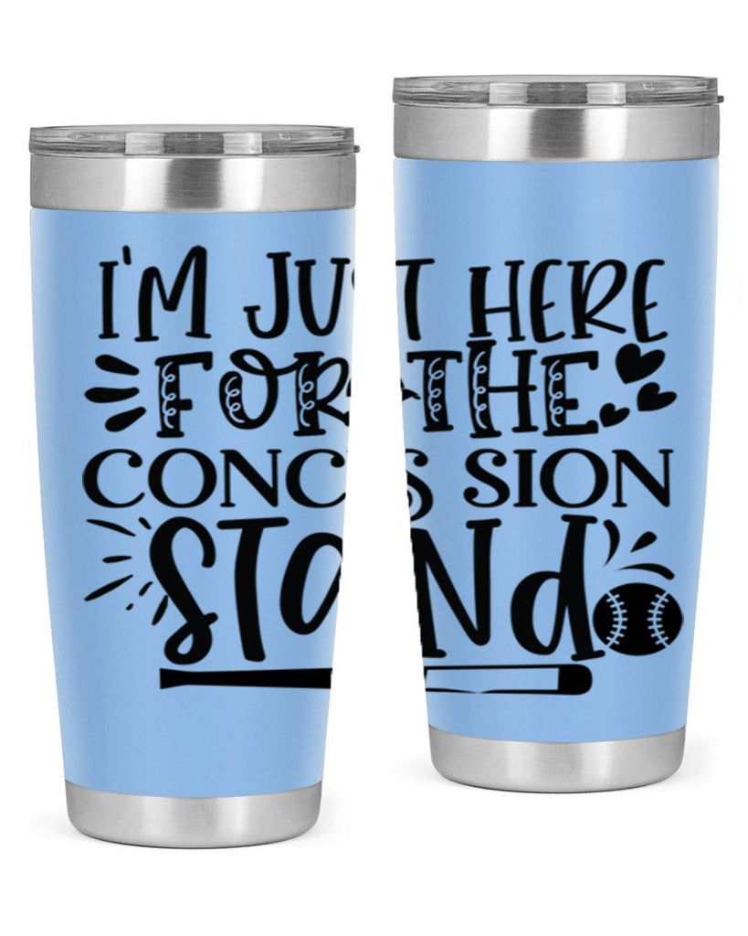 Im Just Here For the Conces sion stand 2072#- baseball- Tumbler