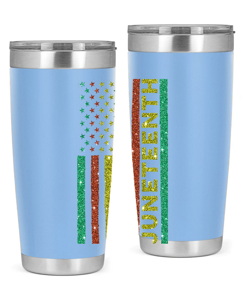 Juneteenth Freedom Day Afro Usa Flag Png 23#- Juneteenth- tumbler