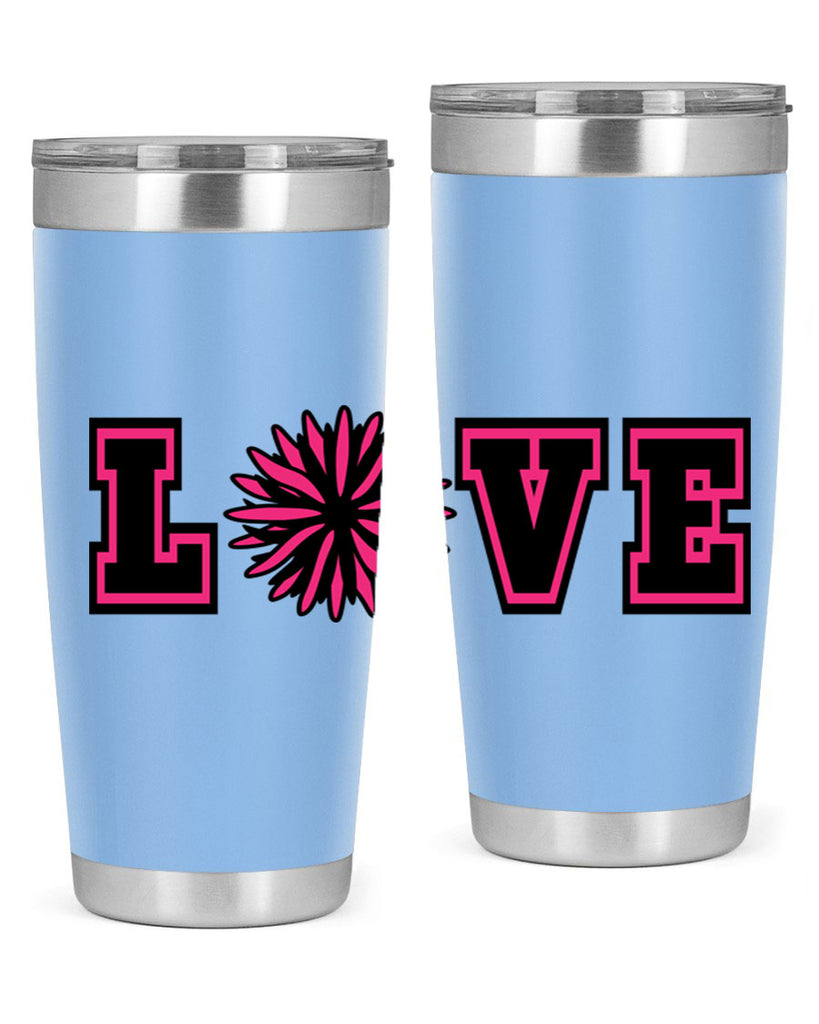 Love 694#- cheer- Tumbler
