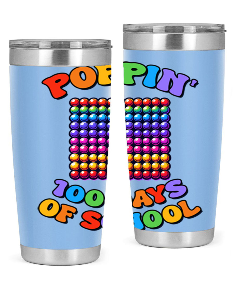 Poppin my way through PNG 54#- 100 days of school- Tumbler