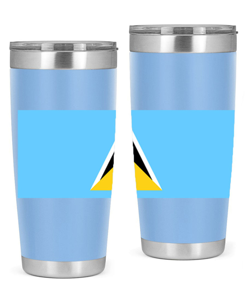 Saint Lucia 51#- world flags- Tumbler