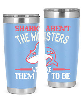 Sharks aren’t the monsters we make them out to be Style 24#- shark  fish- Tumbler