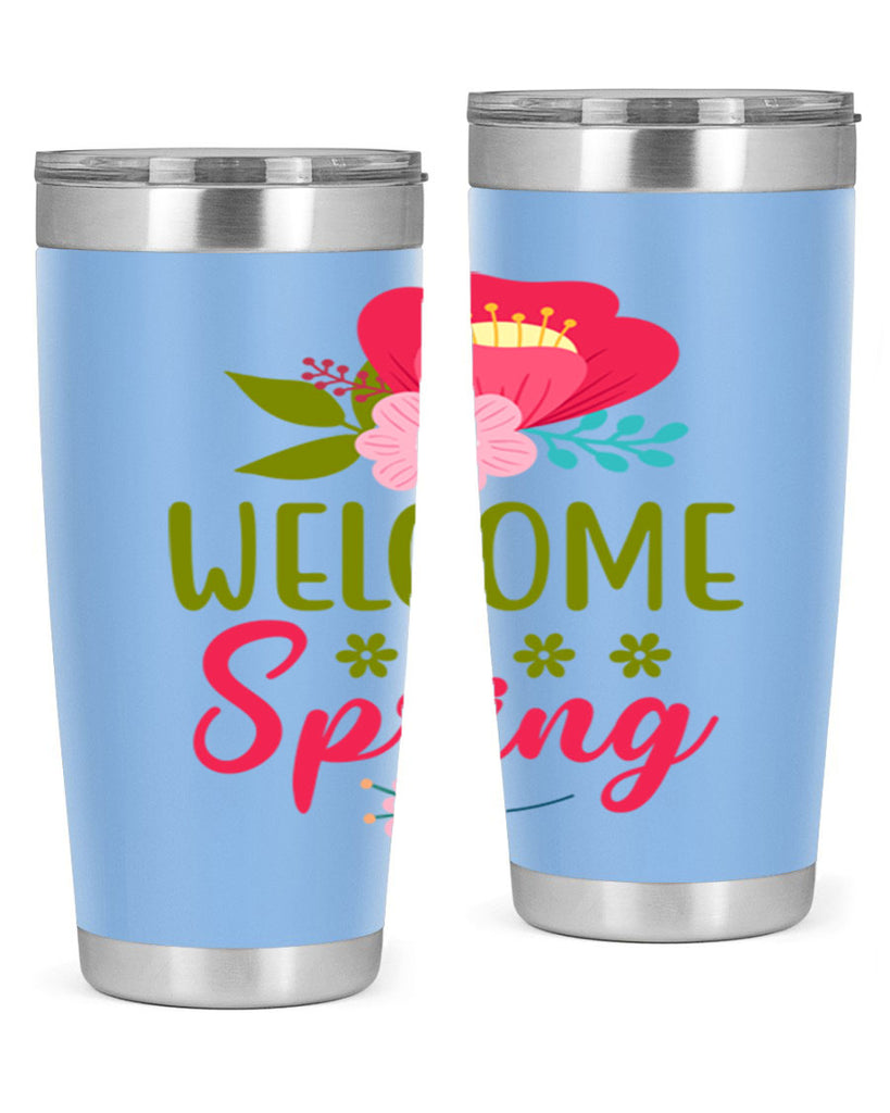 Welcome Spring 582#- spring- Tumbler